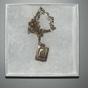 Kittenish H Necklace